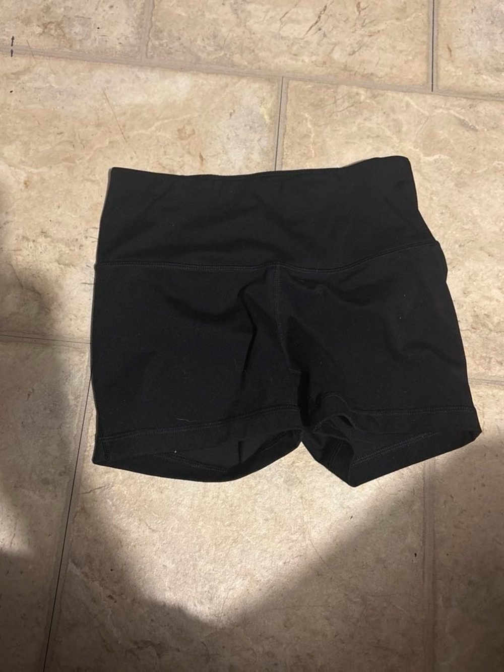 Women’s High-Waist Black Workout Shorts
